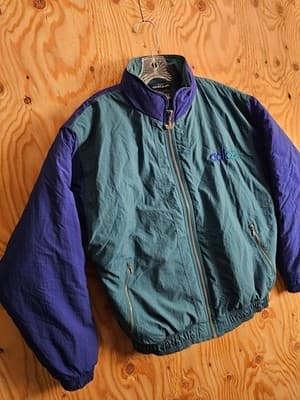 VTG Mens S Adidas Puff Zip Up Snow Jacket Collectors Edition RARE! Vintage! - Thumbnail 6