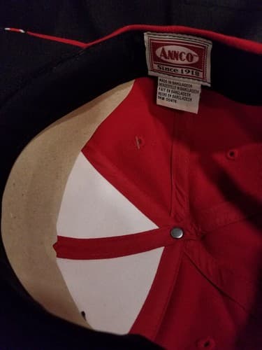 Kansas City Chiefs VTG 90s Strapback Hat Cap Stripes KC Annco Brand Club - Thumbnail 8