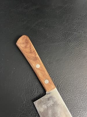 Mac Japanese Series Nakiri 6.5 Vegetable Cleaver Knife Stainless Wood Handle 165 - Thumbnail 11