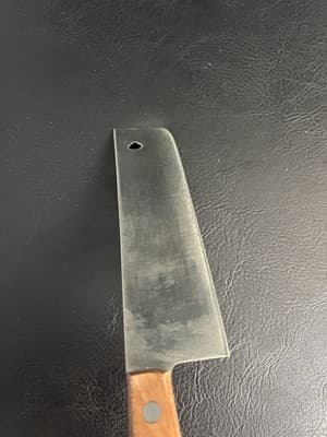 Mac Japanese Series Nakiri 6.5 Vegetable Cleaver Knife Stainless Wood Handle 165 - Thumbnail 7