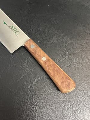 Mac Japanese Series Nakiri 6.5 Vegetable Cleaver Knife Stainless Wood Handle 165 - Thumbnail 2