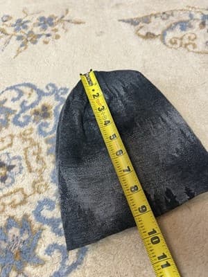 SMARTWOOL Merino Wool 250 Reversible Cuffed Beanie Charcoal Foggy Pine Trees - Thumbnail 4