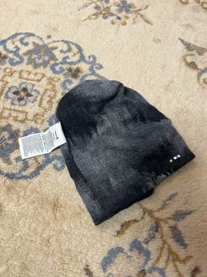 SMARTWOOL Merino Wool 250 Reversible Cuffed Beanie Charcoal Foggy Pine Trees - Thumbnail 5
