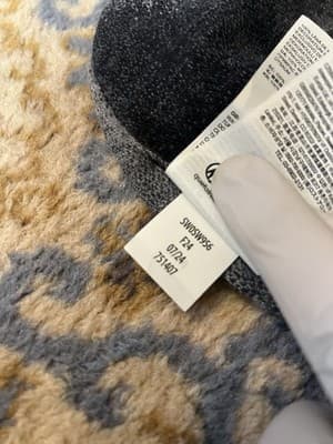 SMARTWOOL Merino Wool 250 Reversible Cuffed Beanie Charcoal Foggy Pine Trees - Thumbnail 7