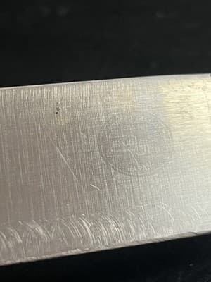 Vintage Ekco Flint Black Handle Chef’s Knife 14" Blade 9" Forged Stainless Japan - Thumbnail 7