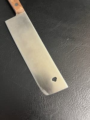 Mac Japanese Series Nakiri 6.5 Vegetable Cleaver Knife Stainless Wood Handle 165 - Thumbnail 9