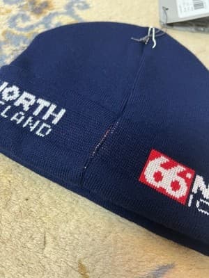NWT 66°North Iceland Hufukollur Navy Blue Knit Beanie Workman Hat Sweden NEW Tag - Thumbnail 7