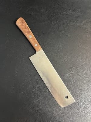 Mac Japanese Series Nakiri 6.5 Vegetable Cleaver Knife Stainless Wood Handle 165 - Thumbnail 8
