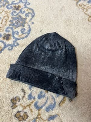SMARTWOOL Merino Wool 250 Reversible Cuffed Beanie Charcoal Foggy Pine Trees - Thumbnail 2