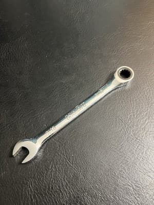 HART 7/16 SAE Ratcheting Combination Ratchet Wrench Chrome Vanadium - Image 1