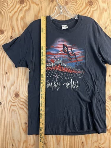 Vintage Pink Floyd The Wall 1982 Winterland Movie Promo Marching Hammers XL USA - Thumbnail 8