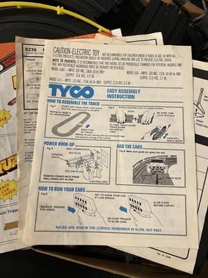 VTG Tyco Magnum 440-X2 California GT Slot Car Box Set RARE 80’s TOYS + Extras - Thumbnail 16