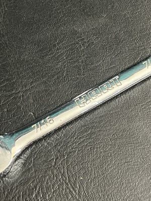 HART 7/16 SAE Ratcheting Combination Ratchet Wrench Chrome Vanadium - Thumbnail 3