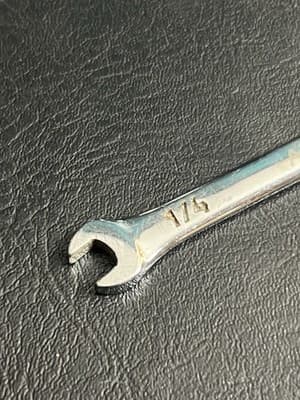 Allied 1/4" 12Pt CrV Combination Wrench Forged F6 - Thumbnail 2