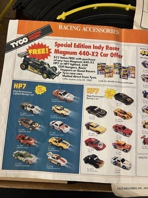VTG Tyco Magnum 440-X2 California GT Slot Car Box Set RARE 80’s TOYS + Extras - Thumbnail 19