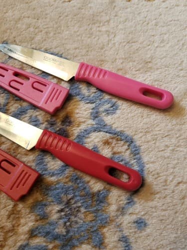 GGOMI Knives Colored Red Pink GG351 205mm Knife Sheathe Stainless Steel 3.5" - Thumbnail 2