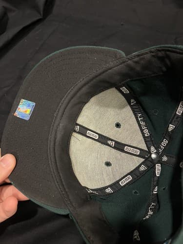 Seattle Super Sonics Hat Cap, New Era 59Fifty, Wool Blend: Size 7 5/8 Hat Club - Thumbnail 7