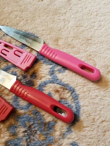 GGOMI Knives Colored Red Pink GG351 205mm Knife Sheathe Stainless Steel 3.5" - Thumbnail 6