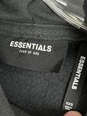 Fear Of God Essential Floral Flowers Cherry Blossom Hoodie Mens XXS Sweatshirt - Thumbnail 12