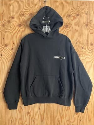 Fear Of God Essential Floral Flowers Cherry Blossom Hoodie Mens XXS Sweatshirt - Thumbnail 3