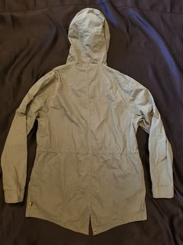 Alpha Industries Military Field Utility Jacket Womens Green Medium M Zip Hoody - Thumbnail 2