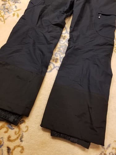 Patagonia Womens Insulated Powder Bowl Snow Ski Pants Size 10 Black Board EUC M - Thumbnail 11