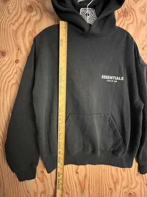 Fear Of God Essential Floral Flowers Cherry Blossom Hoodie Mens XXS Sweatshirt - Thumbnail 7