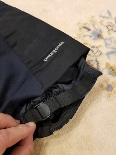 Patagonia Womens Insulated Powder Bowl Snow Ski Pants Size 10 Black Board EUC M - Thumbnail 6