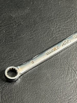 Mac Tools MB82KS Knuckle Saver Metric Combination Wrench 8mm - 12-PT. - Thumbnail 2