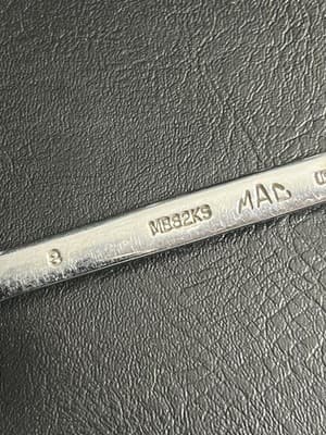 Mac Tools MB82KS Knuckle Saver Metric Combination Wrench 8mm - 12-PT. - Thumbnail 8