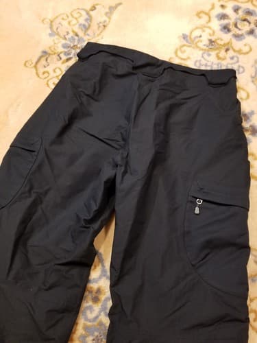 Patagonia Womens Insulated Powder Bowl Snow Ski Pants Size 10 Black Board EUC M - Thumbnail 10