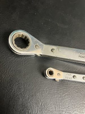 Set of 2 MAC Offset Ratcheting Box End Wrenches Standard SAE 3/4- 7/8. 1/4- 3/16 - Thumbnail 7