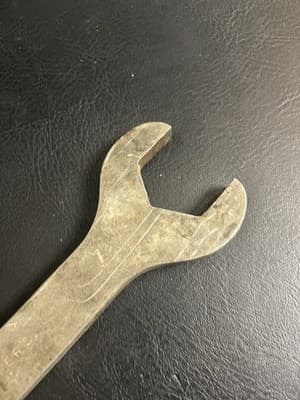 VTG Valley Grinders? B.o.c. Double Open End Wrench Vintage USA 1-1/2” - 2” Big - Thumbnail 4