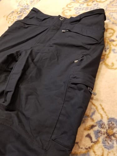 Patagonia Womens Insulated Powder Bowl Snow Ski Pants Size 10 Black Board EUC M - Thumbnail 4