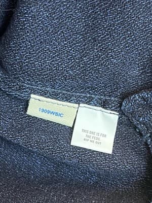 Taylor Stitch X Huckberry Chambray Pearl Snap Button Down Shirt Indigo Blue 44 - Thumbnail 5