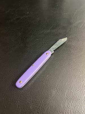 Rare Victorinox Day Packer Swiss Army Pocket Knife 100mm Single Blade Purple - Thumbnail 6