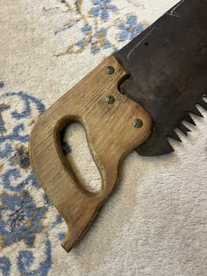 Vintage 36” 1 or 2 Man Crosscut Buck Saw Warranted Supreme Logging Hand Tree - Thumbnail 11