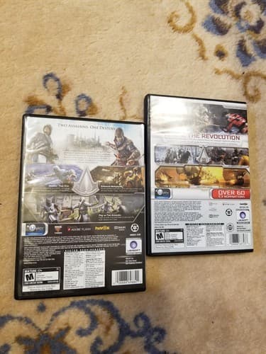 Lot Of 2 ASSASSINS CREED III And REVELATION PC DVD Video Game Set Bundle - Thumbnail 2