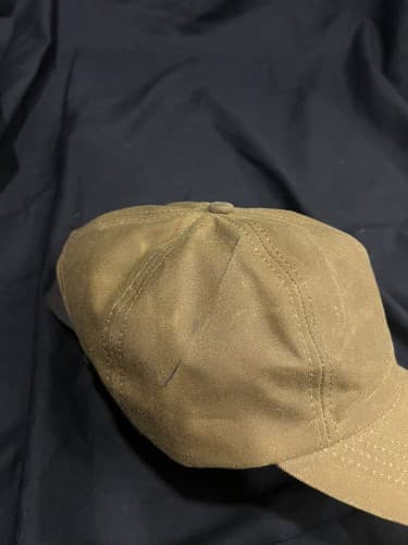 FILSON Oil Tin Low-Profile Cap Tan OS Waxed Canvas Baseball Fishing Brown Hat - Thumbnail 5