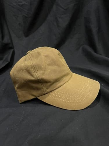 FILSON Oil Tin Low-Profile Cap Tan OS Waxed Canvas Baseball Fishing Brown Hat - Thumbnail 3