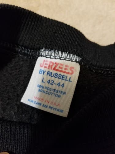 Vintage L Dandelion Sweatshirt Large Womens Black Sweater USA Vtg Tour - Thumbnail 7