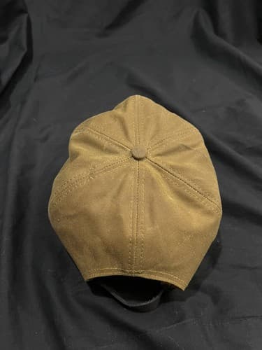 FILSON Oil Tin Low-Profile Cap Tan OS Waxed Canvas Baseball Fishing Brown Hat - Thumbnail 8