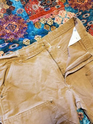 VTG Carhartt B01 BRN Made In USA Double Knee Men’s Carpenter Pants 40x30 Vintage - Thumbnail 7