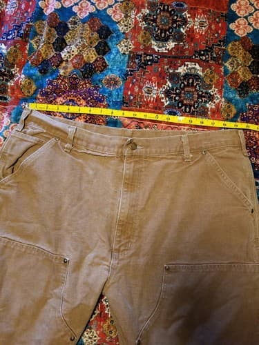 VTG Carhartt B01 BRN Made In USA Double Knee Men’s Carpenter Pants 40x30 Vintage - Thumbnail 5