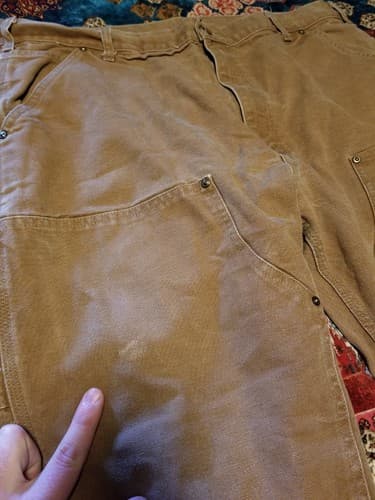 VTG Carhartt B01 BRN Made In USA Double Knee Men’s Carpenter Pants 40x30 Vintage - Thumbnail 12
