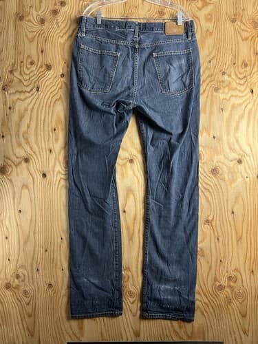 Taylor Stitch Democratic Selvedge Jeans Mens 35 *34x34 Straight Leg Dark Wash - Thumbnail 10