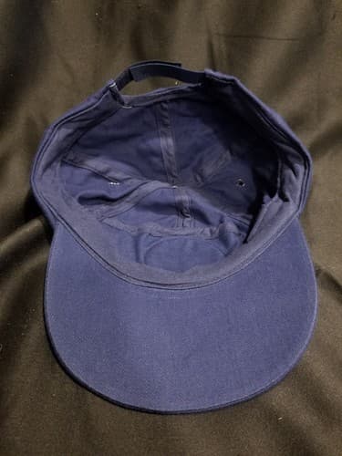Vintage Mercedes Benz 60s-70s Patch Logo Racing Podium Wreath Cap Hat Blue Rare - Thumbnail 7