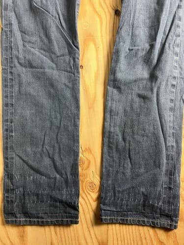 Taylor Stitch Democratic Selvedge Jeans Mens 35 *34x34 Straight Leg Dark Wash - Thumbnail 9