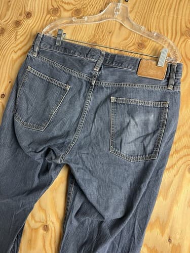 Taylor Stitch Democratic Selvedge Jeans Mens 35 *34x34 Straight Leg Dark Wash - Thumbnail 11