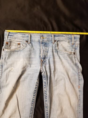 True Religion Jeans 38x34 Mens Blue Pants Section: SLIM Relaxed Faded Denim USA - Thumbnail 14